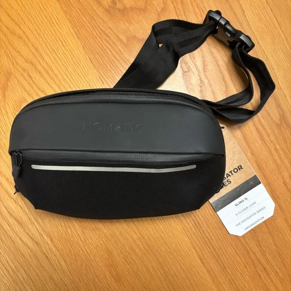 Nomatic Navigator Sling 1L Black NWT Minimal Travel Crossbody Bag Tech - Picture 5 of 8